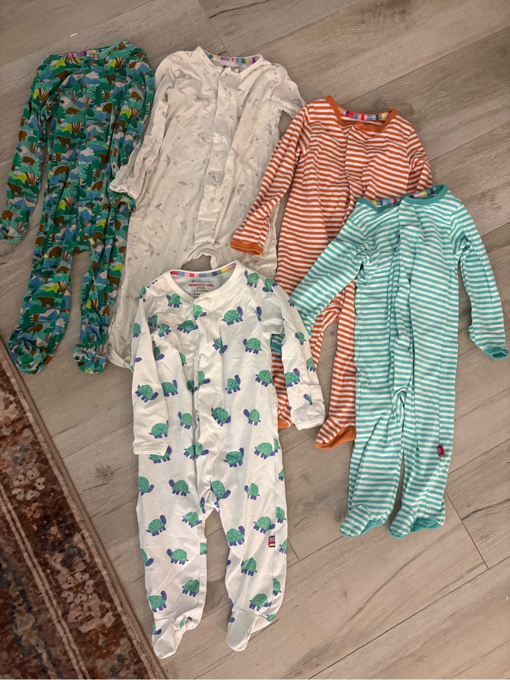 Magnetic Me Cloud Magnetic Footie Baby 3-6 Months 5-Piece Set